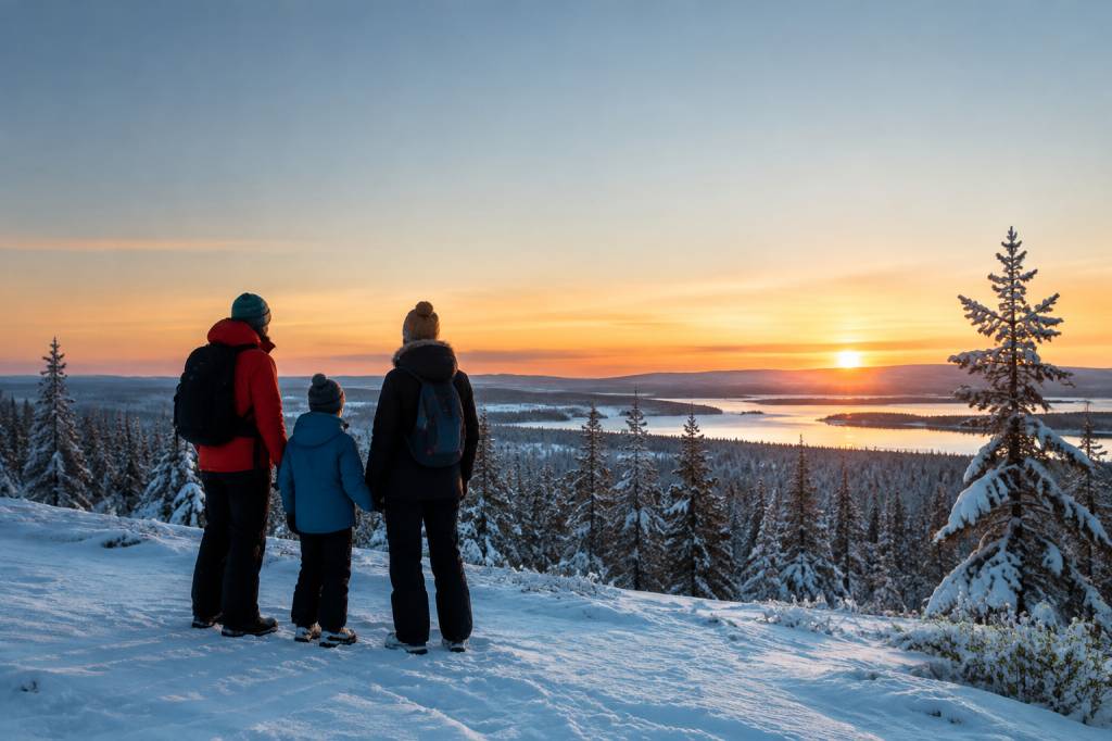 Carte Laponie : les lieux incontournables à découvrir en famille